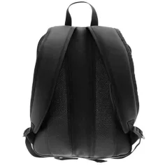 Must: Zaobljena črna šolska torba, nahrbtnik z učinkom usnja 30 x 13 x 41 cm slika 2