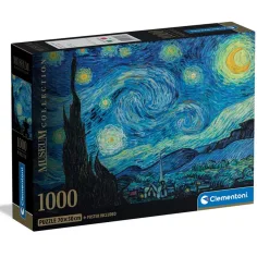 Muzejska zbirka: Van Gogh - Zvezdna noč HQC 1000 delni puzzle s plakatom - Clementoni