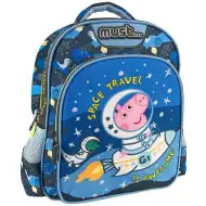Nahrbtnik za vrtec s 3D vzorcem Pujsa Pepa: Jure astronavt Space Travel is Awesome! 27x10x31cm