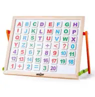 Namizna magnetna tabla s črkami in številkami - Woodyland