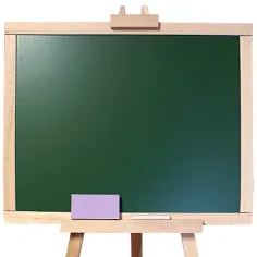 Naravna lesena magnetna risalna tabla slika 2