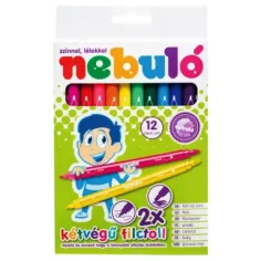 Nebulo: 12-delni komplet flomastrov z dvojno konico slika 2