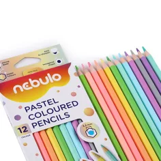 Nebulo: 12-delni paket barvnih svinčnikov pastelnih barv slika 2