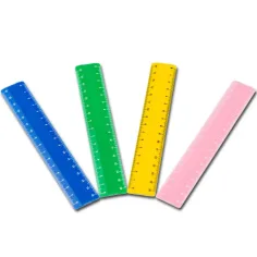 Nebulo: Plastična ravnila v več barvah 16cm slika 2