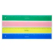 Nebulo: Barvno 30 cm dolgo ravnilo, v več barvnih različicah 1 kos
