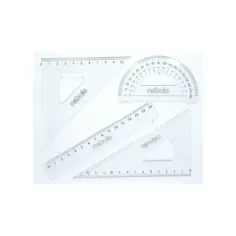 Nebulo: Set ravnil 4-delni z ravnilom 15cm slika 1