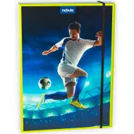 Nebulo: Valovita kartonska škatla za zvezke A/4 Oxi nogomet