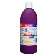 Nebulo: Vijolična tekoča tempera barvica 500ml v steklenički