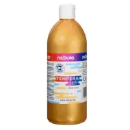 Nebulo: Zlata tekoča tempera barvica 500ml v steklenički