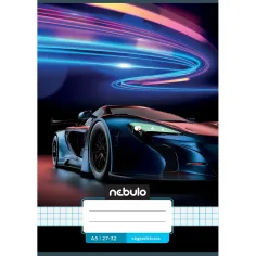 Nebulo: Zvezek A/5 27-32 s potiskom neonskega avta