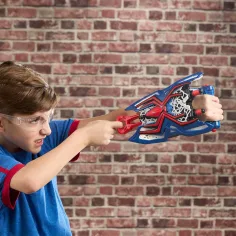 Nerf: Spider-Man Povsem nov dan Web Strike Blaster puška za streljanje s penastimi projektili – Hasbro slika 3