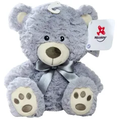 Nicotoy: Sedeči plišasti medvedek v več barvnih različicah 25cm 1kos – Simba Toys slika 3