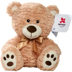 Nicotoy: Sedeči plišasti medvedek v več barvnih različicah 25cm 1kos – Simba Toys slika 4