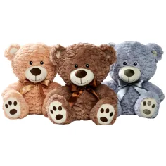 Nicotoy: Sedeči plišasti medvedek v več barvnih različicah 25cm 1kos – Simba Toys