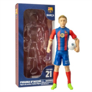 Nogometna akcijska figura, 20 cm - Barcelona, F. De Jong v dresu s številko 21