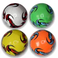 Nogometna žoga iz umetnega usnja z barvnim vzorcem v več različicah, 22 cm