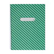 Novum brezčrtni zvezek A4 spiralne vezave 70 listov