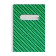 Novum brezčrtni zvezek A5 spiralne vezave 80 listov