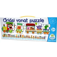 Ogromni vlak sestavljanka z črkami in številkami - D-Toys slika 1