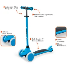 On and Go modri trikolesni skiro - Mondo Toys slika 2