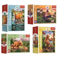 Osupljivi dinozavri 54-delni mini puzzle v več različicah - Trefl