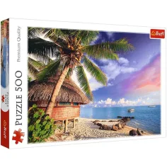Otok Bora-Bora - 500 kosov puzzle - Trefl