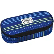 Ovalna, modra peresnica Street Dot Lines 20 x 10 x 5 cm