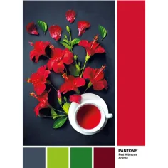 Pantone Hibiskus 1000-delna sestavljanka - Clementoni slika 2