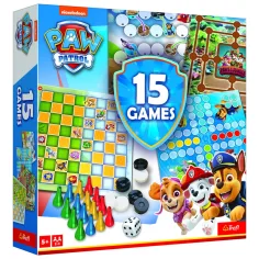Paw Patrol 15 v 1 družabna igra zbirka - Trefl