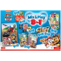 Paw Patrol 8 v 1 družabna igra zbirka - Trefl