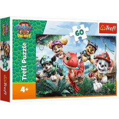Paw Patrol Dino Reševalna Pustolovščina 60-delni puzzle - Trefl