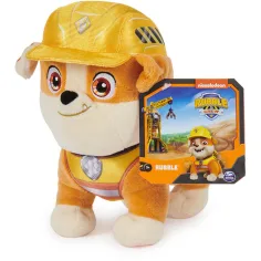 Paw Patrol: Rubble in ekipa Rubble plišasti 19cm- Spin Master