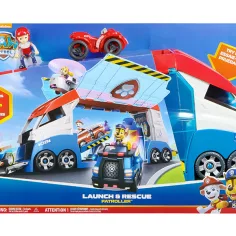 Paw Patrol: Vojniška ekipa prevozno vozilo z zvokom s figurico Ryderja in vozilom - Spin Master