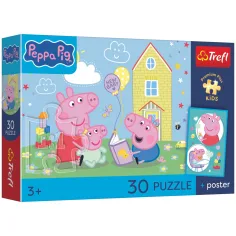 Peppa prašiček 30-delni premium puzzle - Trefl slika 1