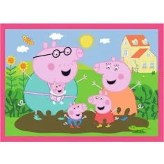 Peppa prašiček - 4 v 1 12,15,20,24 kosov puzzle - Trefl slika 4