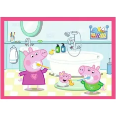 Peppa prašiček - 4 v 1 12,15,20,24 kosov puzzle - Trefl slika 5
