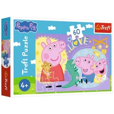 Peppa prašiček 60-delni puzzle - Trefl slika 1