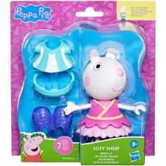 Peppa Prašiček: Oblačila Suzy figurni set s dodatki - Hasbro