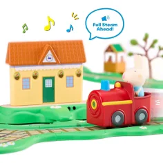Peppa prašiček Whizz-Around Zajček Rebeka rdeči vlak igrača slika 3
