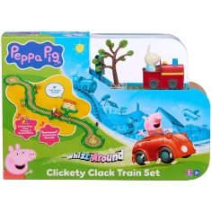 Peppa prašiček Whizz-Around Zajček Rebeka rdeči vlak igrača