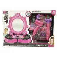 Pink lepotni komplet z dodatki, s svetlobnimi in zvočnimi efekti