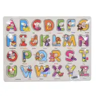 Pisana igrača vstavljanja oblik z velikimi črkami