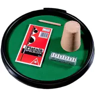 Pladenj za kocka poker z normalnimi metalnimi kockami - Piatnik