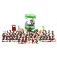 Plastični igralni vojak Komplet z dodatki