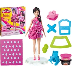 Play-Doh: Barbie Bleščeči nakit in trakovi za modeliranje s punčko – Hasbro