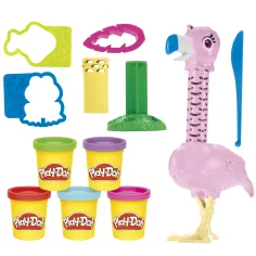 Play-Doh: Pero zabava – komplet plastelina s flamingom - Hasbro slika 2