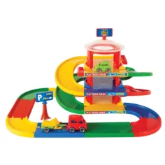 Play Tracks: Garaža na 3 nivojih z 2 avtomobilčkoma - Wader slika 2