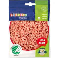 PlayBox: 5mm MIDI likalne perle 1000 kosov svetlo roza