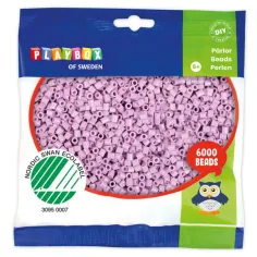 PlayBox: 5mm MIDI likalne perle 6000 kosov v pastelno vijolični barvi
