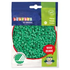PlayBox: 5mm MIDI likalne perle 1000 kosov v morsko zeleni barvi